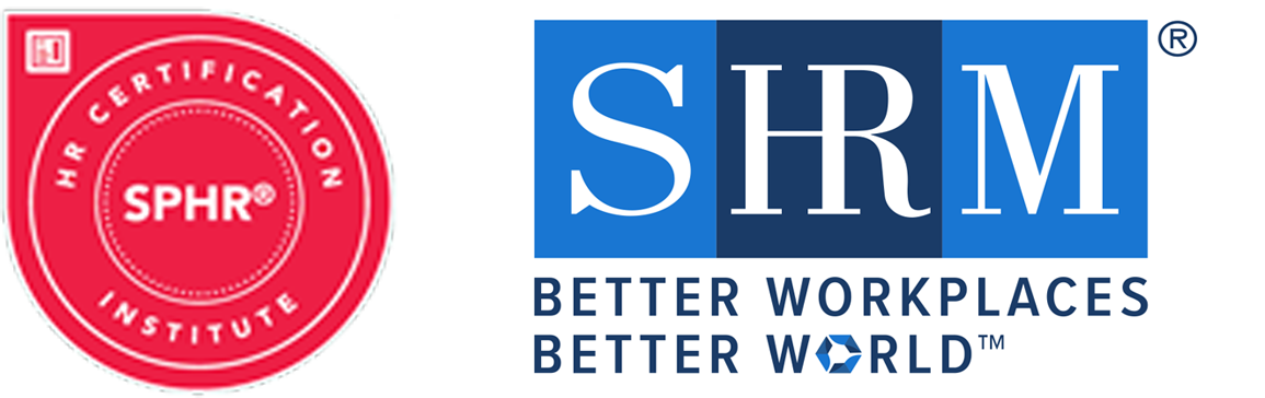 SHRM logo representing our commitment to staying current with HR best practices